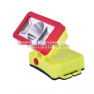 Made in China AA Battery Backup 8+1W LED Torch with Head Strap for outdoor