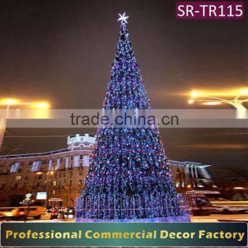 Artificial christmas tree decoration with LED Light Motif