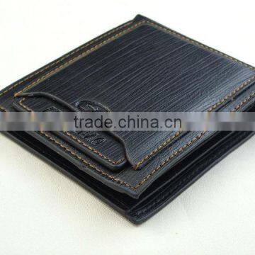 Black Mens Leather Wallet Pockets Card Holder Bifold Purse Wallets