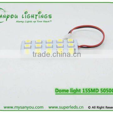 Auto Led Lamp Dome Light 15SMD 5050 LED Light