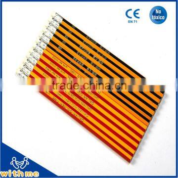 Withme 1578 Super Striped with Eraser Pencil