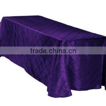 Purple Taffeta Tablecloth,Pintuck Tablecloth