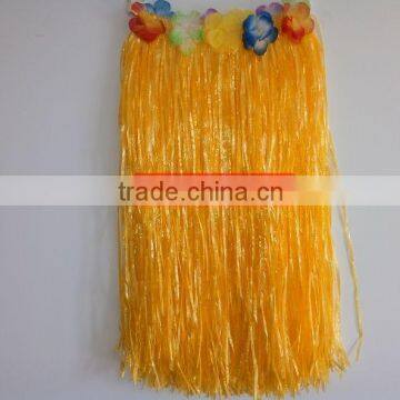 Long flowered girls hula costume