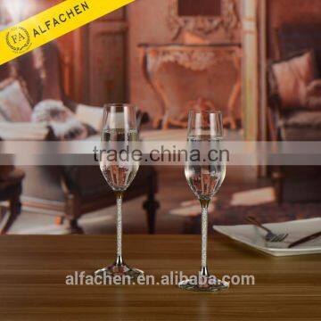 8 oz Crystal Gift Rhinestone Stemware Tableware Champagne Flues