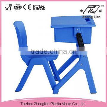 New production PP&steel children desk and chair