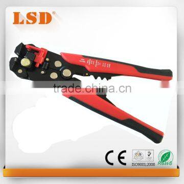 made in china dual color 3 in 1 wire stripper cutter and crimping pliers LS-A318 multi functional automatic wire stripper