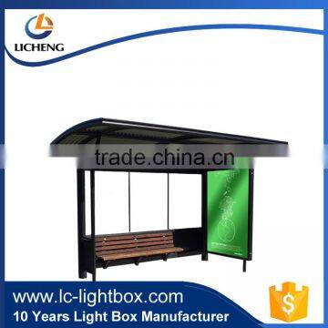 Advertising led aluminum led light box/ bus shelter light box