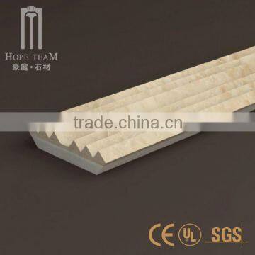 New design Marble moulding wall skirting yellow honey onyx marble