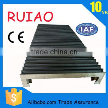 linear slide flexible accordion flat bellows cover for cnc