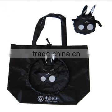 Cheap Foldable customized recycled foldable tote bag, foldable shopping bag