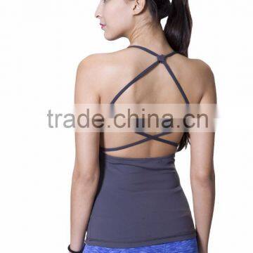 Women Sexy Tank Yoga Workout Fitness Wear Sports Top