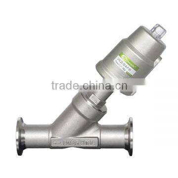 2 Way Full Stainless Steel Angle Seat Valve With Pneumatic Actuator photo-2