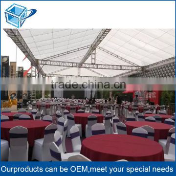 arched roof truss, concert stage roof truss, bolt truss