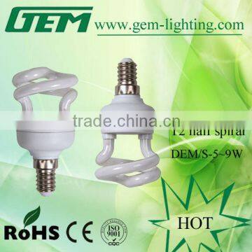 DEM/S-5 Sale Wholesale Direct From China Factory T2 Half Spiral Mini 5W Saving Energy Lights