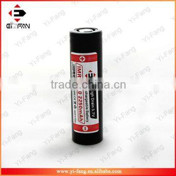 Newest High Drain IMR EFAN 18650 2250mAh 3.7V Battery Flat Top(1pc) for E-cigs photo-3