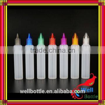 1/2oz unicorn pen shape bottles with plastic e liquid bottles wholesale