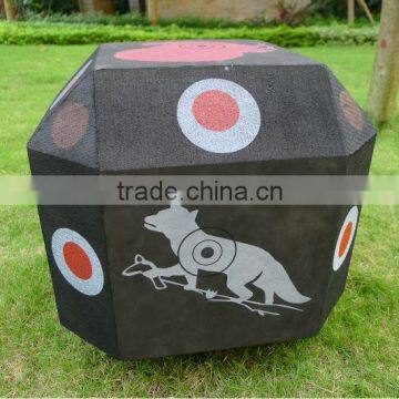 Durable Polyhedral Archery Target animal printed actory direct sale