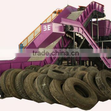 3E's Waste tyre recycling plant/Waste tire recycling machine, get CE Marking