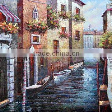 Knife Venice landscape painting