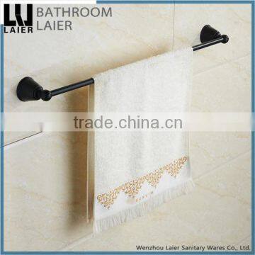 Contemporary Novel Design Zinc Alloy ORB Bathroom Sanitary Items Wall Mounted Single Towel Bar