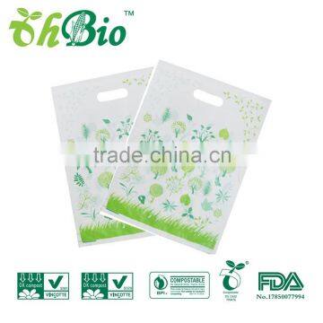 Customized Fashionable Heavy Duty Plastic Die Cut Shopping Bag