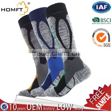 Outdoor Mountaineering Knee High thicker warm winter ski Socks -Men's