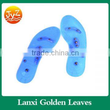 High quality insole manufacturer pu acupuncture magnetic massage insoles,PU insole design