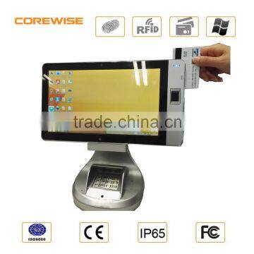 GPS WIFI Windows8 OS capacitive touch screen Magnetic stripe contact card reader pda