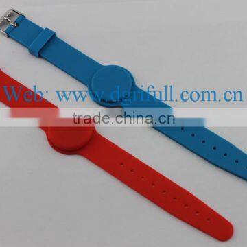 High Frequency HF Justable RFID Silicone Wristband Support Reading Writing photo-4
