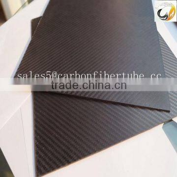 3k twill gloss carbon fiber sheet with 3mm 5mm 10mm thickness