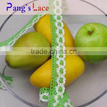 2016 Green African Guipure Cotton Ribbon Trim Crochet Accessories Lace C250106