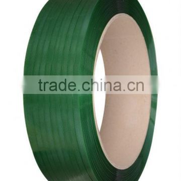 embossed pet strap/ green pet strap/ pet strapping with different thickness