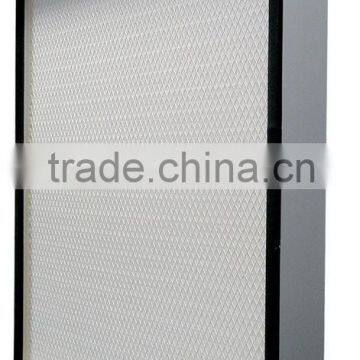 Fiberglass paper media Min -pleat HEPA air filter, ULPA air filter