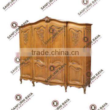 French Style Armoires or Wardrobe Four Doors