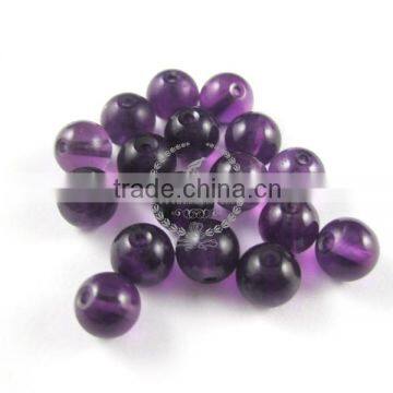 6mm round shape deep purple AAA amethyst semi precious stone loose beads DIY earrings pendant findings supplies 3030006_1
