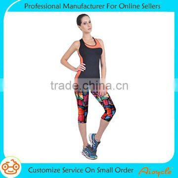 Women's Sports Pants Legging Compression Tights with Logo Printing