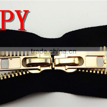 two way open zipper