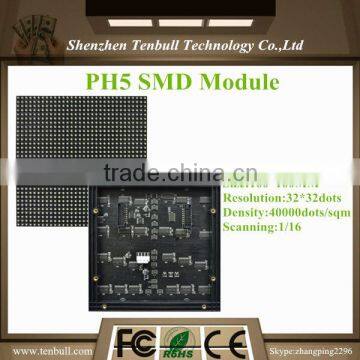 smd indoor P5 led screen module full color