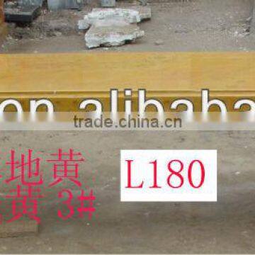 Hand-carved Yellow Marble Bench photo-2