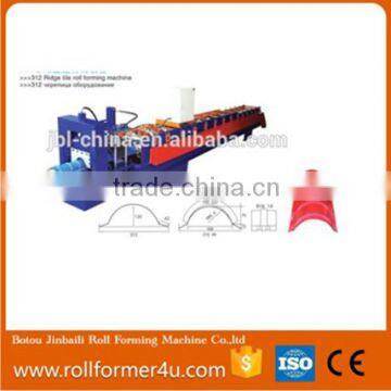 Ce iso certificated more oreders Ridge Cap Roll Forming Machine with high quality and multi color ridge cap making machinery