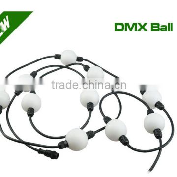 dmx512 multi color outdoor hanging led light balls