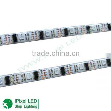 5V Addressable 5M 32Leds/M SMD 5050 RGB Digital WS2801 Led Strip Programmable WS2801 IC 32 Pixel/m with mini controller