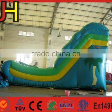 Kids Commercial Green Inflatable Bouncy Slide photo-3