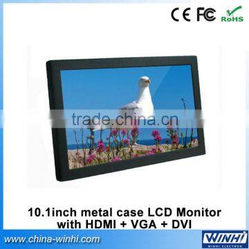 10 Inch VGA DVI Small TV Monitosr HD LCD Display Mini Computer Advertising PC Screen photo-3