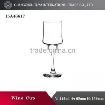 Wholesale handmade high quality lead-free red wine glass