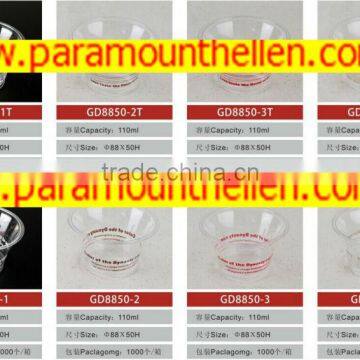 Glass Pudding Bottles Transparent Pudding Cup photo-5