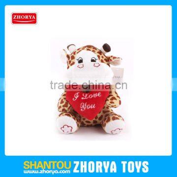 Zhorya Hot Sell Cute giraffe kids gift Animal Plush Toys