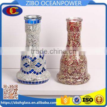 Glass Mosaic Glass Candleholder shishahookah glass vase