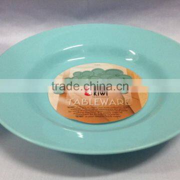 9" Round Plastic Dinner Shallow Plate photo-2