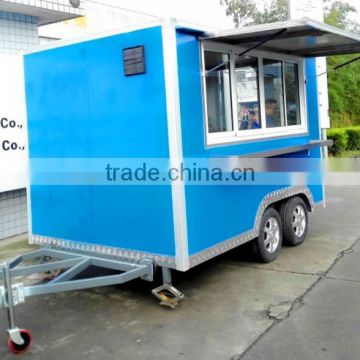 2017 shanghai minggu new China Australia standard mobile food trailer mobile ice cream trailer for popular selling